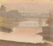 Clarice Beckett The Yarra, Sunset oil painting reproduction